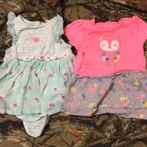 2 babygirl dresses